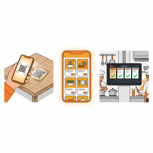How curbside ordering actually works in a Qatar restaurant